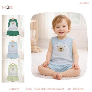 Bộ cài vai, sát nách, quần đùi - MRC007-8
