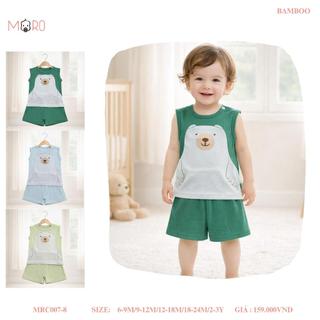 Bộ cài vai, sát nách, quần đùi - MRC007-8