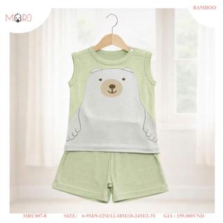 Bộ cài vai, sát nách, quần đùi - MRC007-8