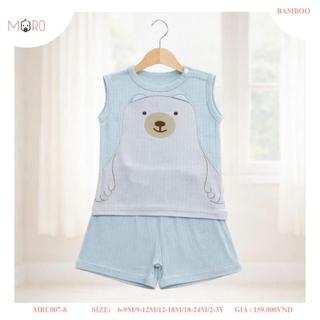 Bộ cài vai, sát nách, quần đùi - MRC007-8