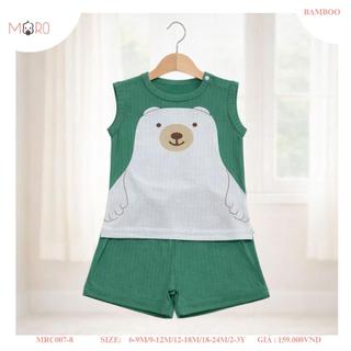 Bộ cài vai, sát nách, quần đùi - MRC007-8