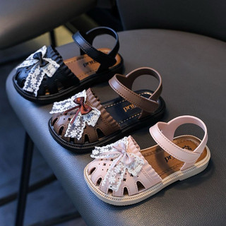 Sandal rọ nơ ren cho bé gái từ 0 đến 8 tuổi siêu nhẹ êm mềm