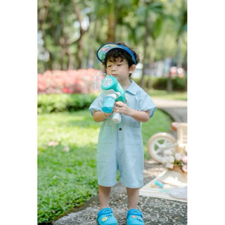 Set jum bé trai phong cách Hàn Quốc màu xanh