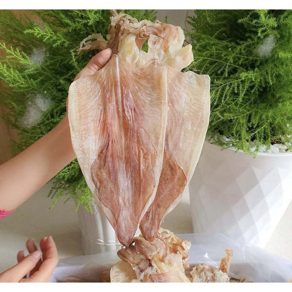 [LOẠI VIP] 250g Khô mực Thế Giới Hải Sản, khô mực size to, mực khô dày mình ngọt thịt được hút chân không