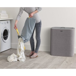 Thùng đựng đồ giặt 3 ngăn có quai xách Joseph Joseph 50024/50025 Tota Trio 90L Thiết kế nhỏ gọn thanh lịch GermanySNT HC