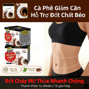 Cà phê giảm cân SAUSANDO chính hãng Nhật Bản đốt cháy mỡ thừa giảm cân nhanh hiệu quả sau 7 ngày