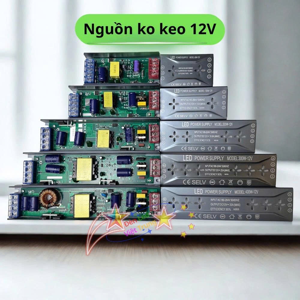 Nguồn Tổ Ong - Nguồn 12V Chuyên Dụng Cho LED Hiệu Suất Cao Tản Nhiệt Tốt Chống Mối Mọt