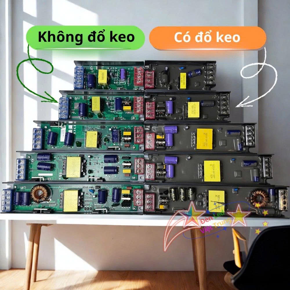 Nguồn Tổ Ong - Nguồn 12V Chuyên Dụng Cho LED Hiệu Suất Cao Tản Nhiệt Tốt Chống Mối Mọt