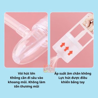 Dụng Cụ Hút Mũi Kéo Tay Thế Hệ Mới, Chất Liệu Nhựa Nguyên Sinh, Lực Hút Mạnh, An Toàn Cho Bé YATASMART