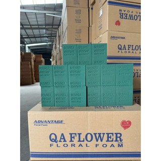 [Freeship] 20 Viên xốp xanh cắm hoa tươi, Hoa thược dược, sáp xốp mút nước xanh