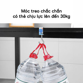 Móc treo đồ gắn cạnh bàn xoay 360 chịu lực 30kg tiện treo balo túi xách gọn gàng