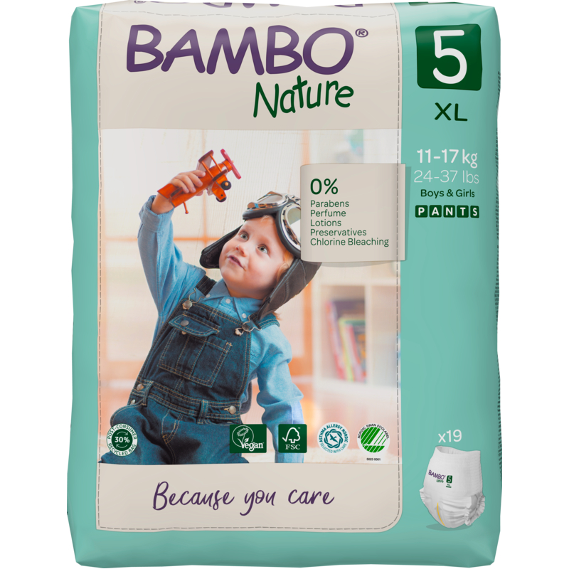Tã Dán Tã Quần  Bambo Nature Size 1-6 Siêu Mềm Thấm Hút Cho Trẻ Sơ Sinh Và Trẻ Nhỏ | Babymall & Care