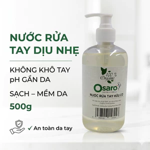 NƯỚC RỬA TAY OSARO 500g – Làm sạch tay, dịu da, hương tinh dầu dễ chịu