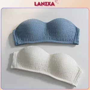 Áo ngực nữ không dây quây ngang đệm mút mỏng ôm ngực mặc áo 2 dây chống tuột kèm dây LANIXA A630 -CB