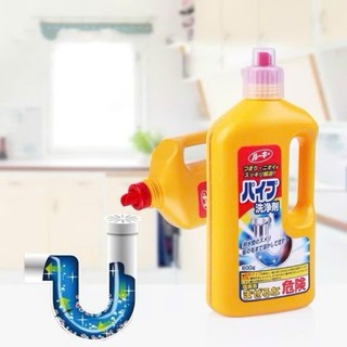 Chai Nước Thông Tắc Cống, Rookie Nhật Bản, Nước Tẩy Rửa Đường Ống, Thoát Nước Nhanh Ngừa Tắc Cống Khử Mùi Bồn Rửa 800g