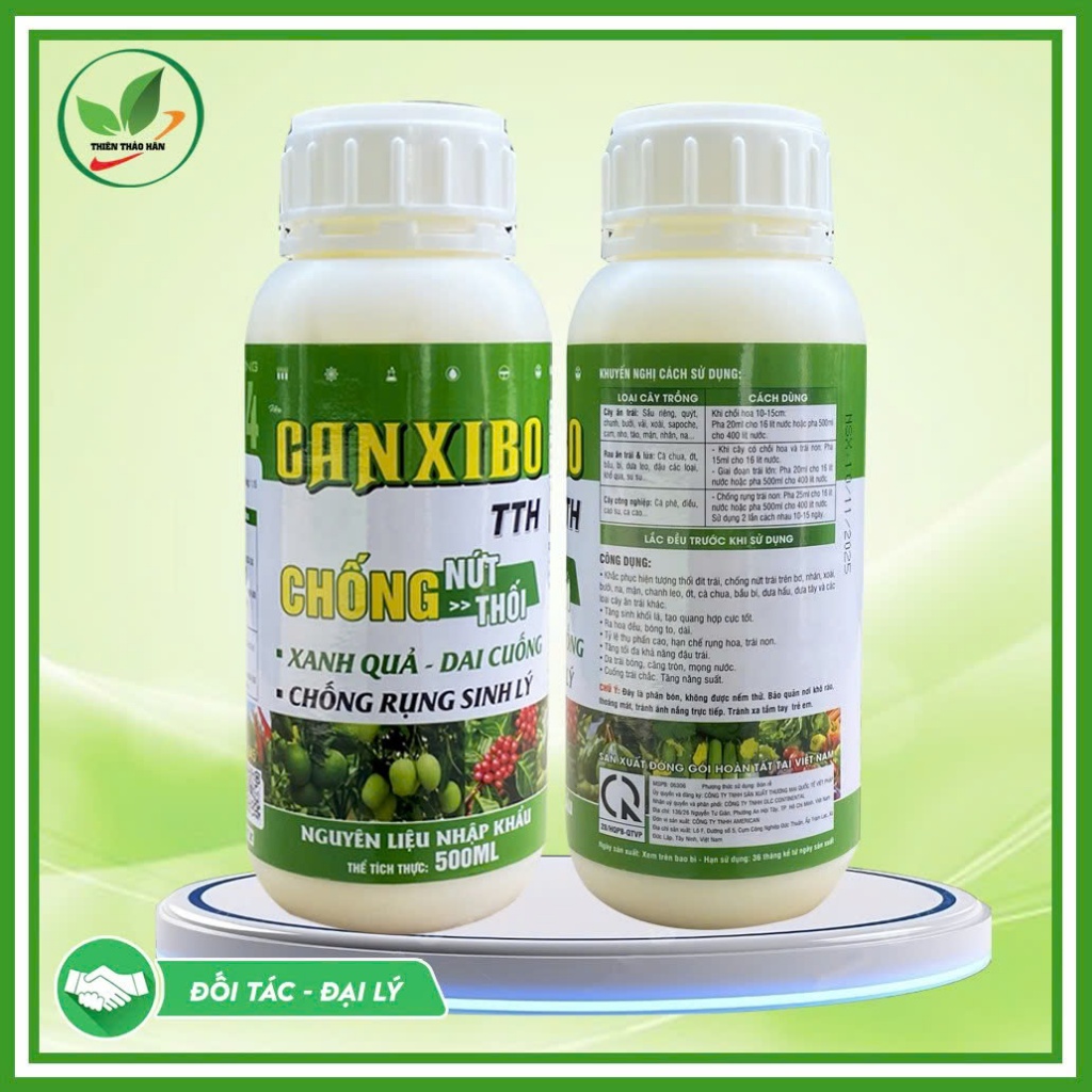 Canxi Bo Đậm Đặc – Chống Rụng Hoa, Tăng Đậu Trái, Chống Nứt Trái Cho Cây Ăn Trái