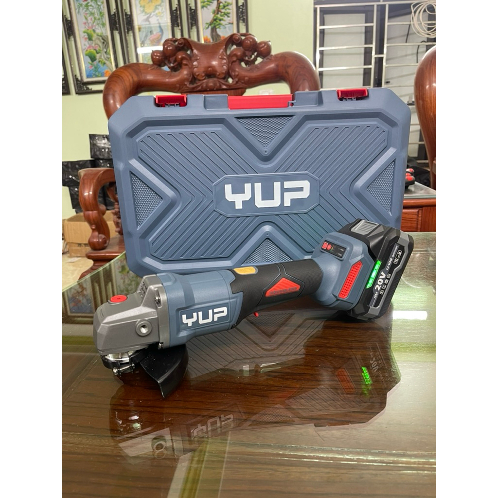 Máy mài góc dùng pin YUPAI-YP20-G100B chính hãng,chân pin phổ thông