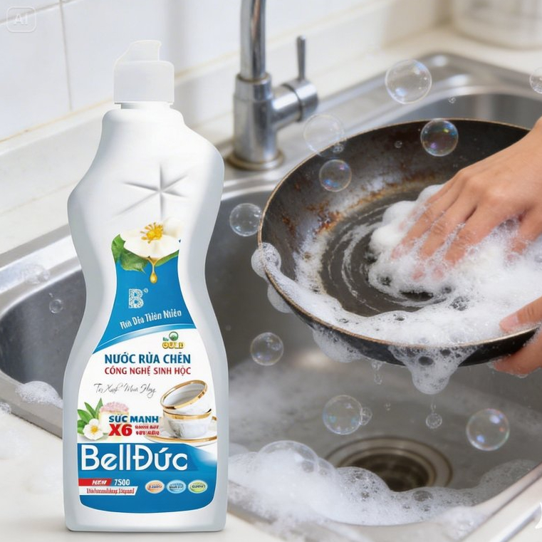 Nước rửa chén sinh học Bell Đức 750ml