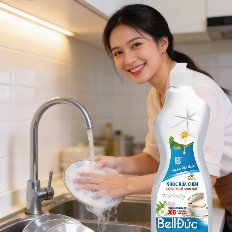 Nước rửa chén sinh học Bell Đức 750ml