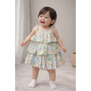 VÁY HOA BÉ GÁI TẦNG XINH XẮN