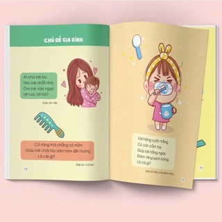 Sách - 120 Câu Đố Việt Nam - Dành Cho Trẻ Tập Nói, Tập Đọc - Minh Họa Bằng Tranh Theo Chủ Đề
