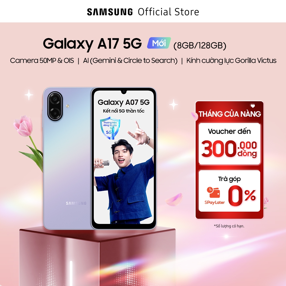 Điện Thoại Samsung Galaxy A17 5G 8GB/128GB