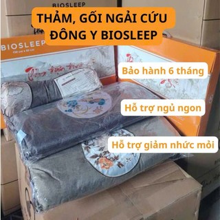 (BH 6 tháng)Thảm Gối Ngải Cứu Biosleep Làm Ấm Hỗ Trợ Thư Giãn Giảm Nhức Mỏi