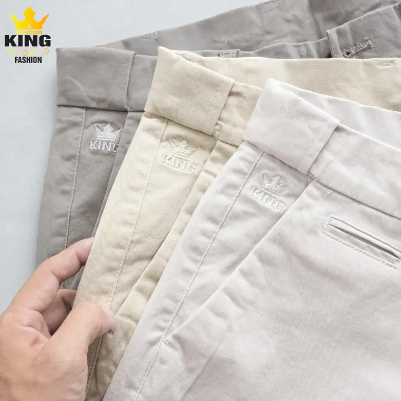 Quần Short Sidetab KINGFASHION Chất KaKi Cao Cấp Thiết Kế Lưng Thun Ẩn Điều Chỉnh Độ Rộng Form Basic