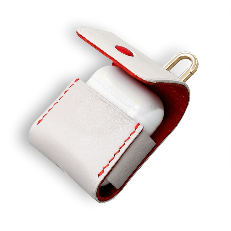 [Handmade] Case AirPod 1, 2 - Bao da đựng Airpod, da thật, may thủ công