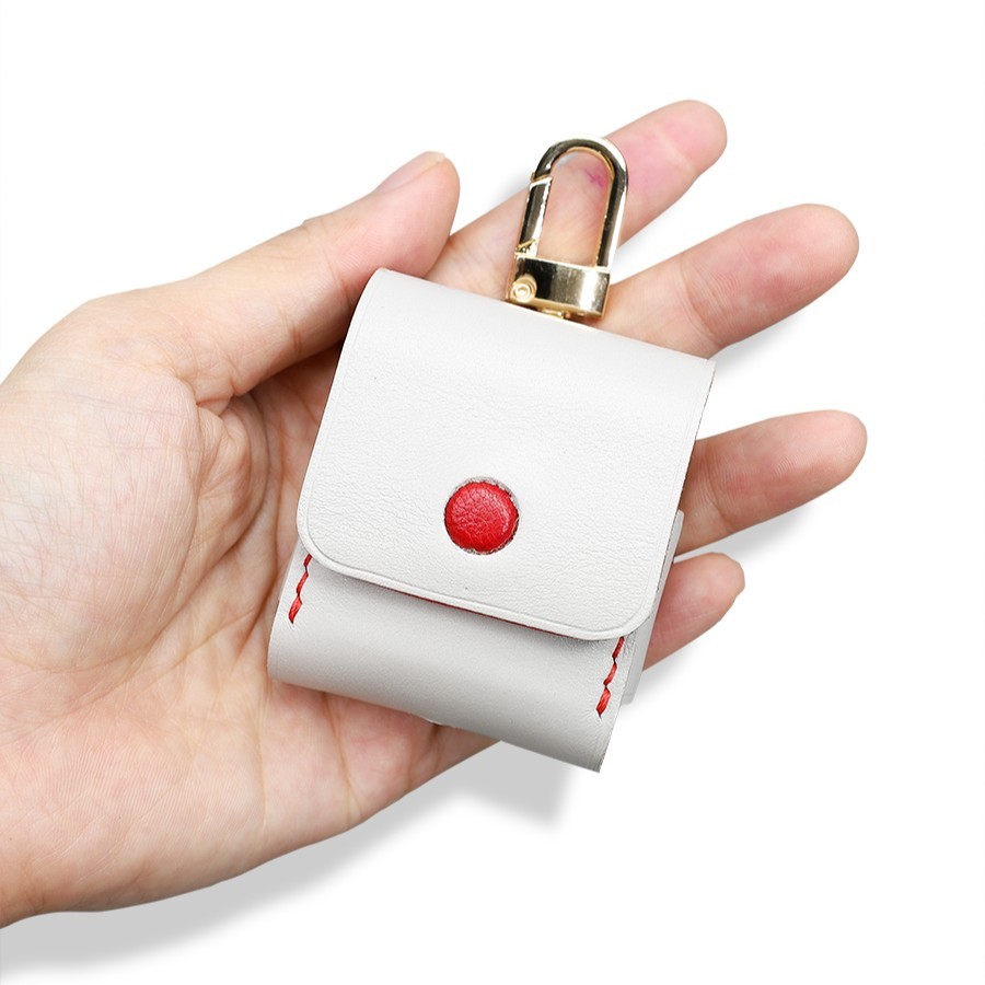 [Handmade] Case AirPod 1, 2 - Bao da đựng Airpod, da thật, may thủ công