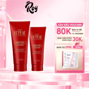 Tẩy Da Chết Peel Body Retinol LE'PEAU Dưỡng Trắng, Giảm Thâm Toàn Thân Mềm Mịn Da 150gr - Nga 0102