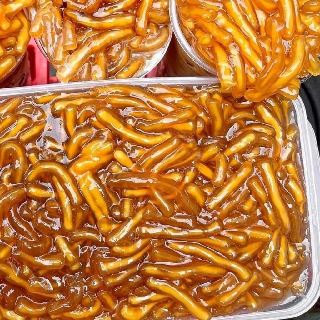 [HOTTREND] Trân Châu Sợi Krub.O 800g - Hình Dáng Mới Lạ, Dẻo Dai Cuốn Hút, Topping Độc Đáo Cho Quán Trà Sữa