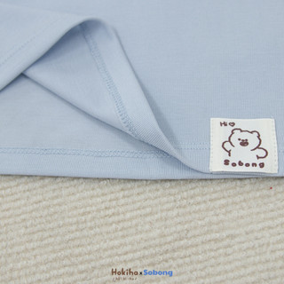 Bộ quần áo cộc tay may tag phối viền cho bé trai, bé gái Hokiha x Sobong vải modal mềm mại, co giãn size 8-17kg BB23