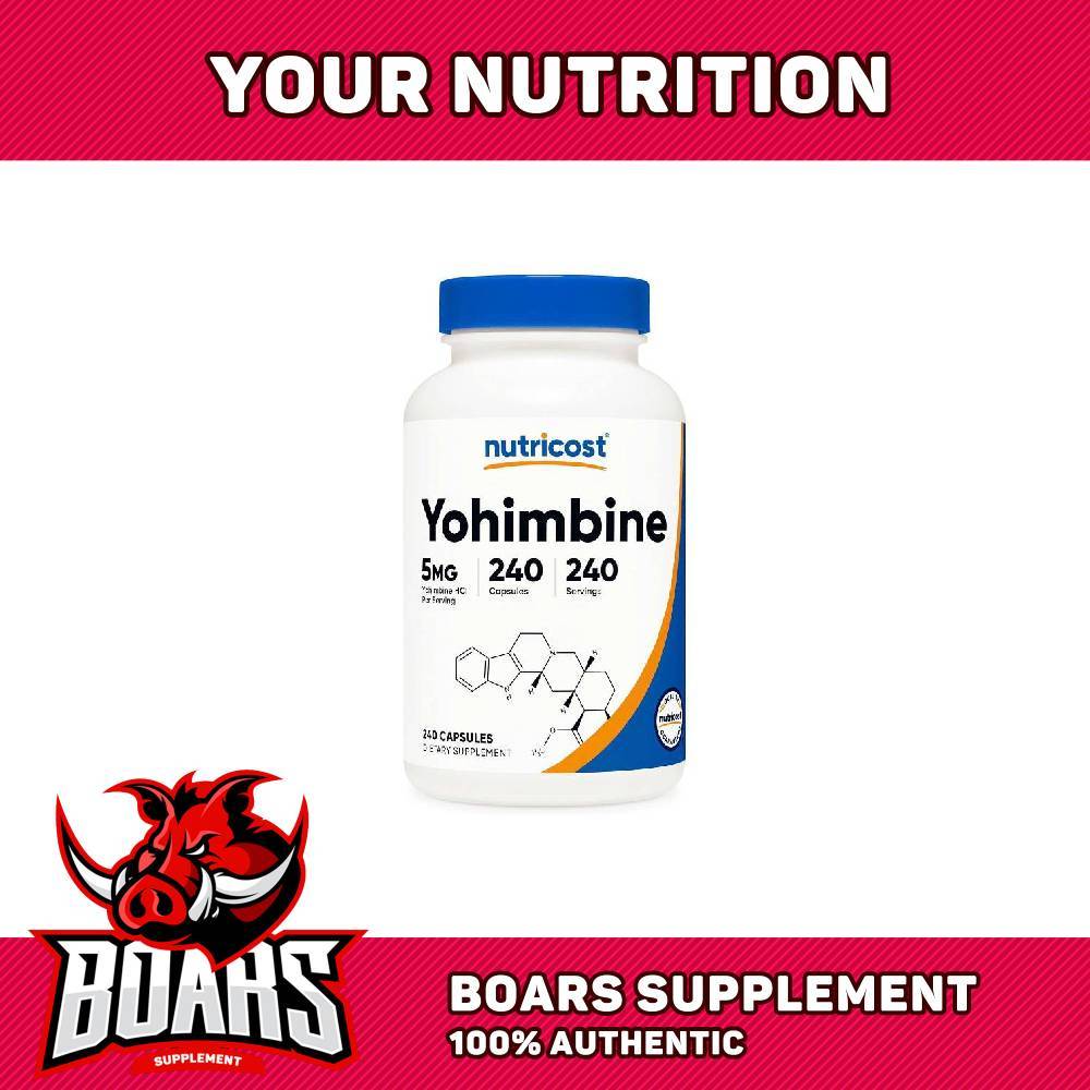 Nutricost Yohimbine 5mg  – Thực Phẩm Bổ Sung