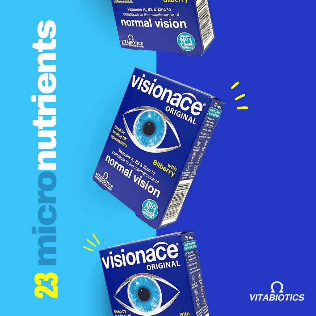 Viên Uống Visionace Original 30 Viên Bổ Sung Vitamin Hỗ Trợ Duy Trì Thị Lực | Babymall & Care