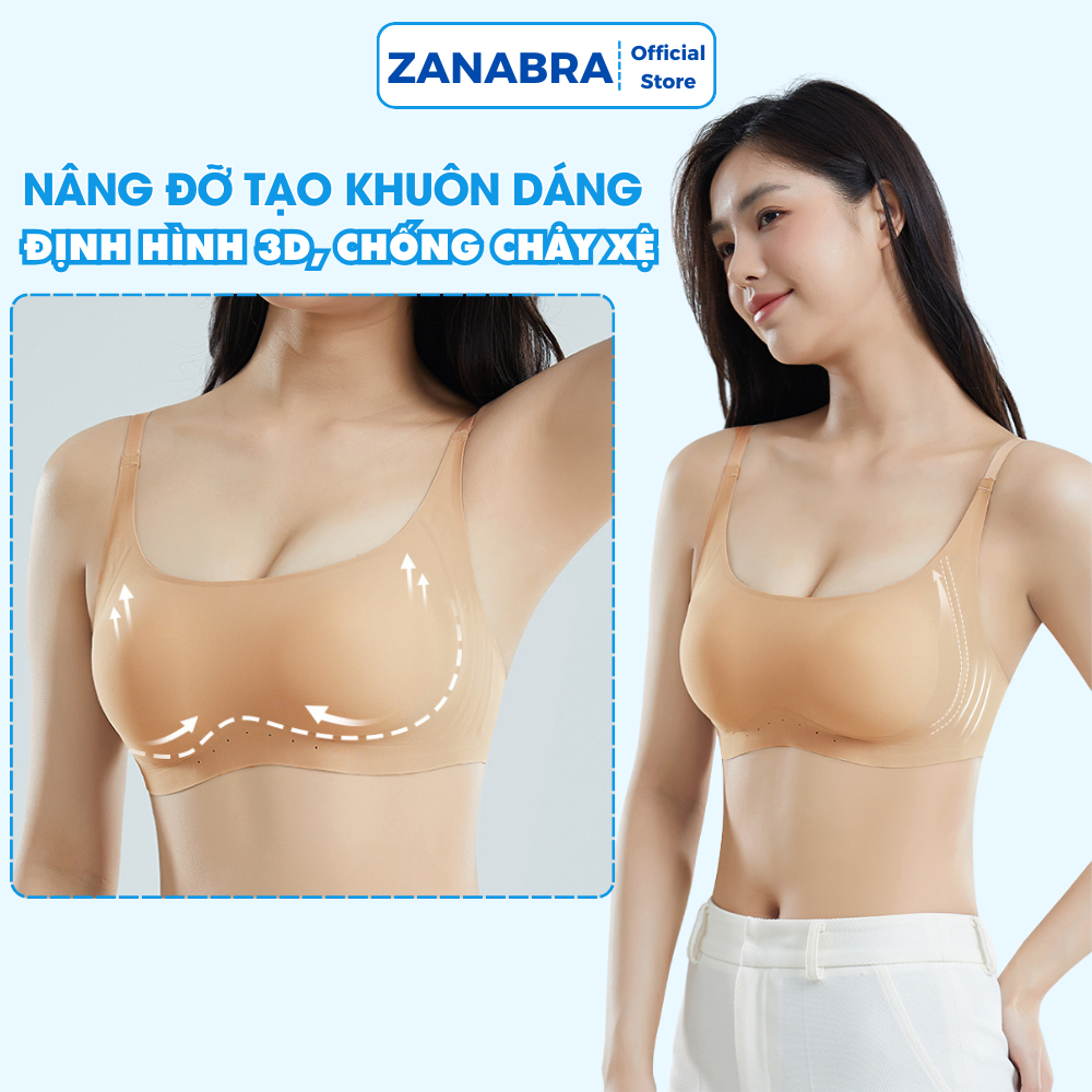 [Combo Tiết Kiệm] Áo ngực nữ đúc su cao cấp, áo lót nữ cao cấp không gọng mút mềm ZANABRA A03