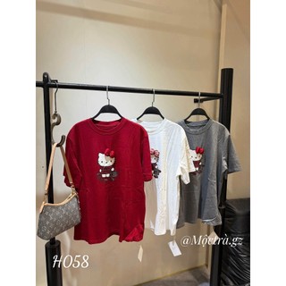 Áo Thun Nữ Kitty Basic Form Rộng QCCC Cao Cấp