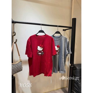 Áo Thun Nữ Kitty Basic Form Rộng QCCC Cao Cấp