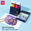 Bút Chì Màu Gốc Dầu Hộp Giấy Deli 36/72 Màu Lõi Chì Đen Cao Cấp Màu Lên Đậm, Chì Mềm