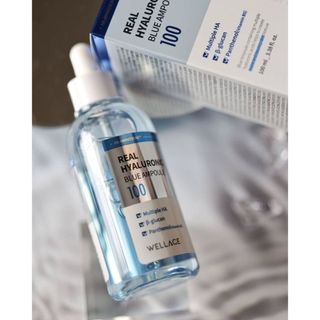 Serum Cấp Nước, Phục Hồi Da Wellage Real Hyaluronic Blue Ampoule 100