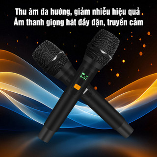 Loa Hyundai Loa Karaoke Xách Tay HD0303 - Công suất lớn 200W Đèn Led RGB Kèm 2 Micro AUX TP Card USB