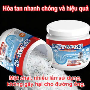 Nước tẩy cống, hòa tan và thông tắc cống rãnh mạnh mẽ, loại bỏ dầu mỡ trong bếp và tắc nghẽn bồn cầu, đồng thời khử mùi.