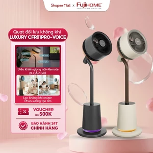 Quạt đối lưu không khí FUJIHOME LUXURY CFR01PRO-VOICE điều khiển giọng nói, quạt tuần hoàn tạo ẩm,Ionizer,tiết kiệm điện