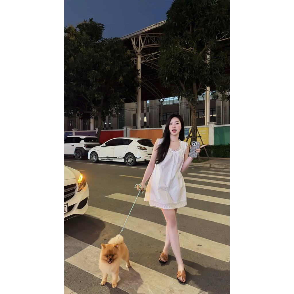 𝒄𝒂𝒎.𝒄𝒍𝒐𝒔𝒆𝒕•Váy Thô Phối Ren