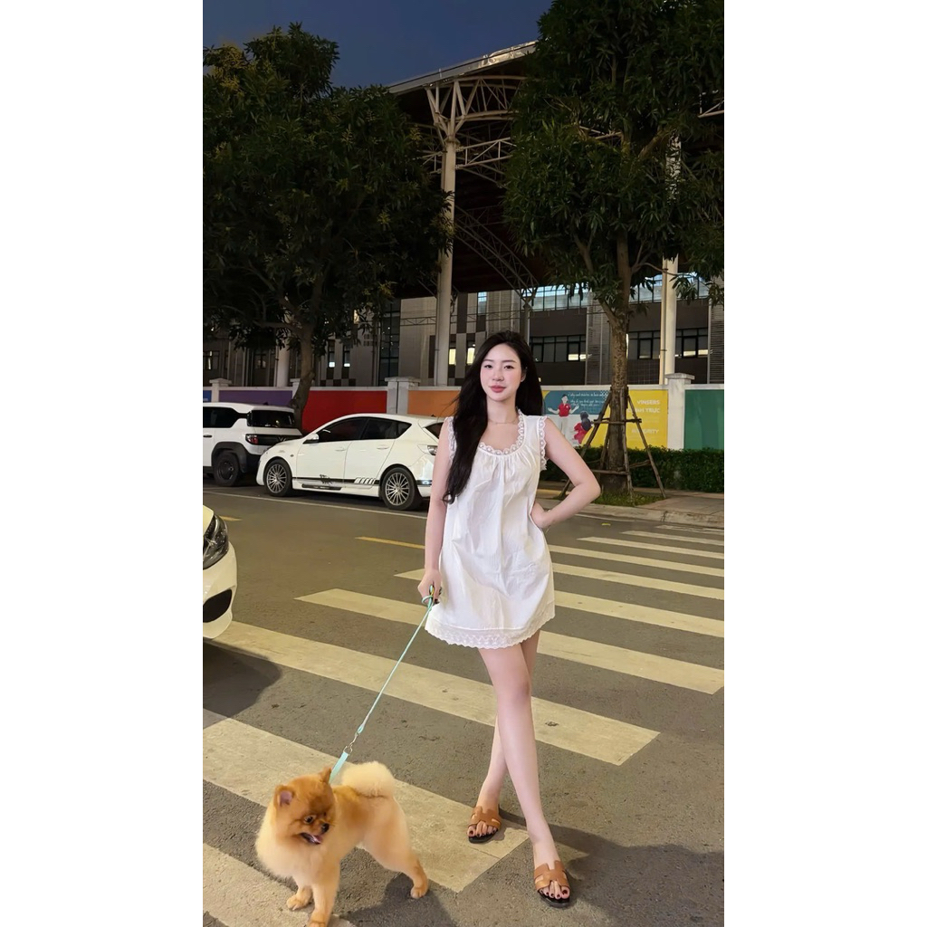 𝒄𝒂𝒎.𝒄𝒍𝒐𝒔𝒆𝒕•Váy Thô Phối Ren