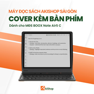 Bao da máy đọc sách Boox Note Air5 C hỏa tốc HCM (bao da nam châm, bao da bàn phím)
