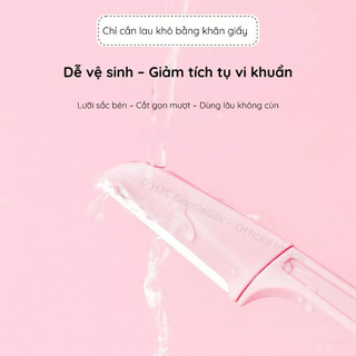 Set 3 dao cạo chân mày gấp gọn tiện tỉa lông mày và tóc mái an toàn dễ dùng