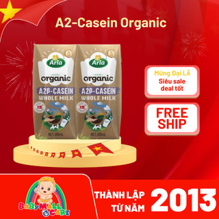 1 Thùng 20 Hộp Sữa Tươi Hữu Cơ Arla Baby&Me Đạm A2-Casein Organic 200ml
