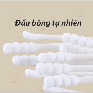 Tăm bông misuta 400 cái cho bé sơ sinh, an toàn sạch sẽ