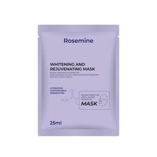 Mặt Nạ Giấy Truyền Trắng Rosemine Whitening And Rejuvenating Mask 25ml (1 miếng)